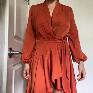 DRA wrap dress